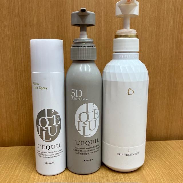 ●リクイールヘアスプレー・5daysアフターカラー・ベネフィークトリートメント