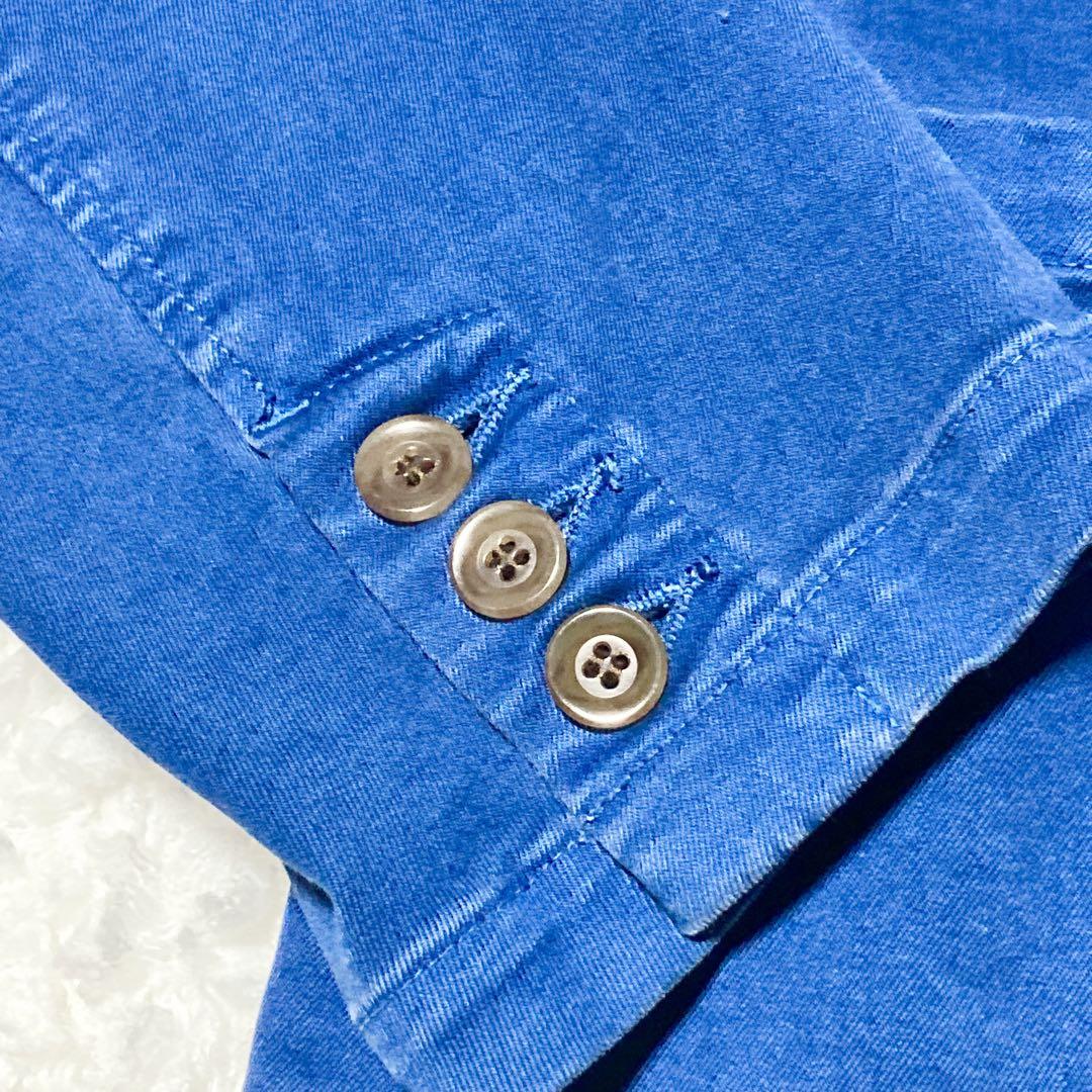 ヒステリックグラマー デニム風　ジャケット 刺繍ロゴ バックロゴ