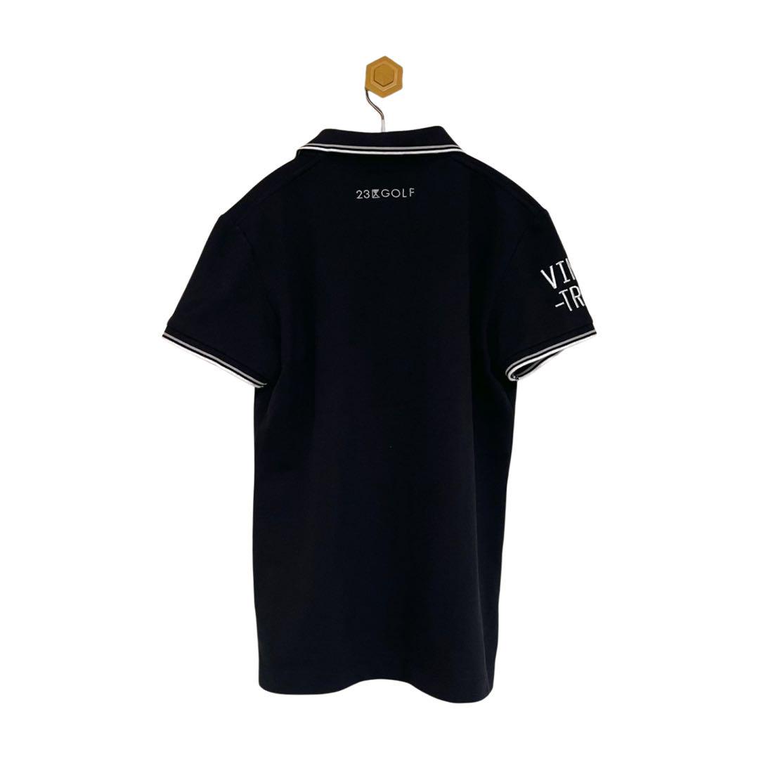 23区GOLF 黒 ポロシャツ レディース - メルカリ