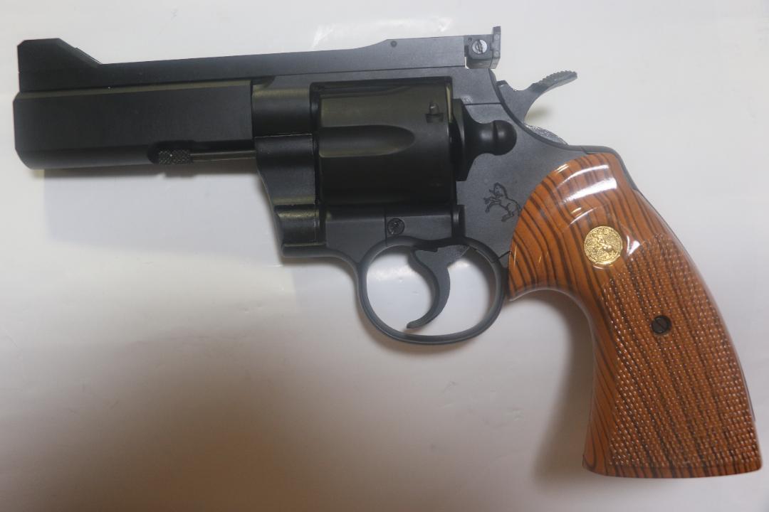 タイトー製ＨＷ樹脂モデルガン コルトパイソンPPCカスタム４インチ　SPG合法品