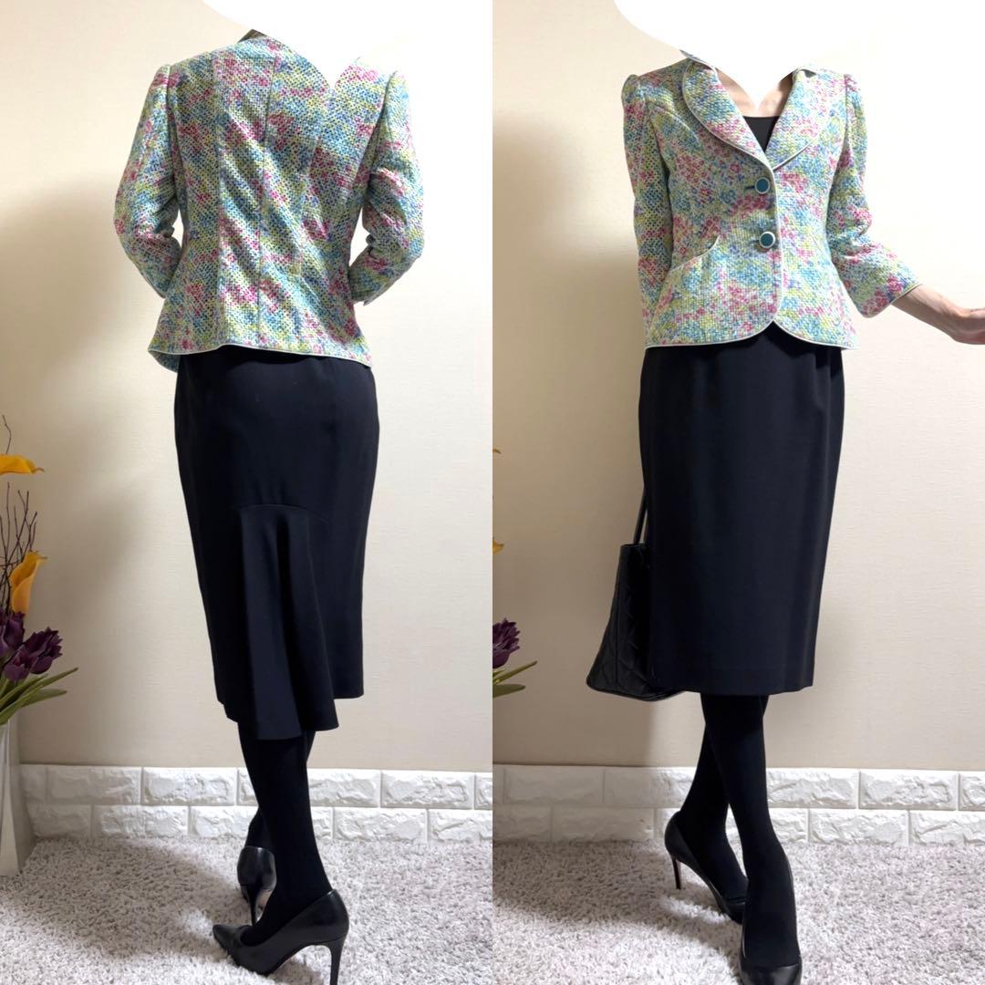 M スーツ!銀座マギー ジャケット ジュンコシマダ ハイウエストスカート M スーツ!銀座マギー ジャケット ジュンコシマダ ハイウエストスカート