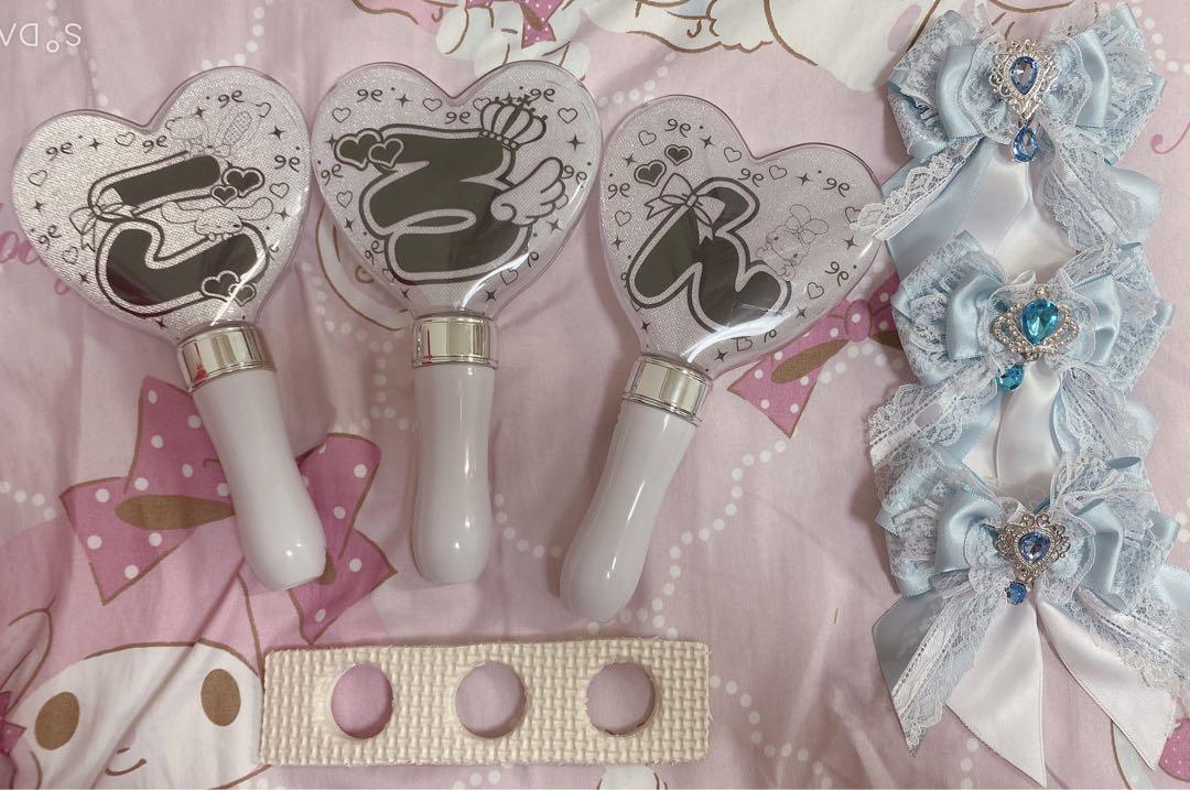 すとぷり ころんくん キンブレ キンブレシート ペンライト リボン 連結ホルダー