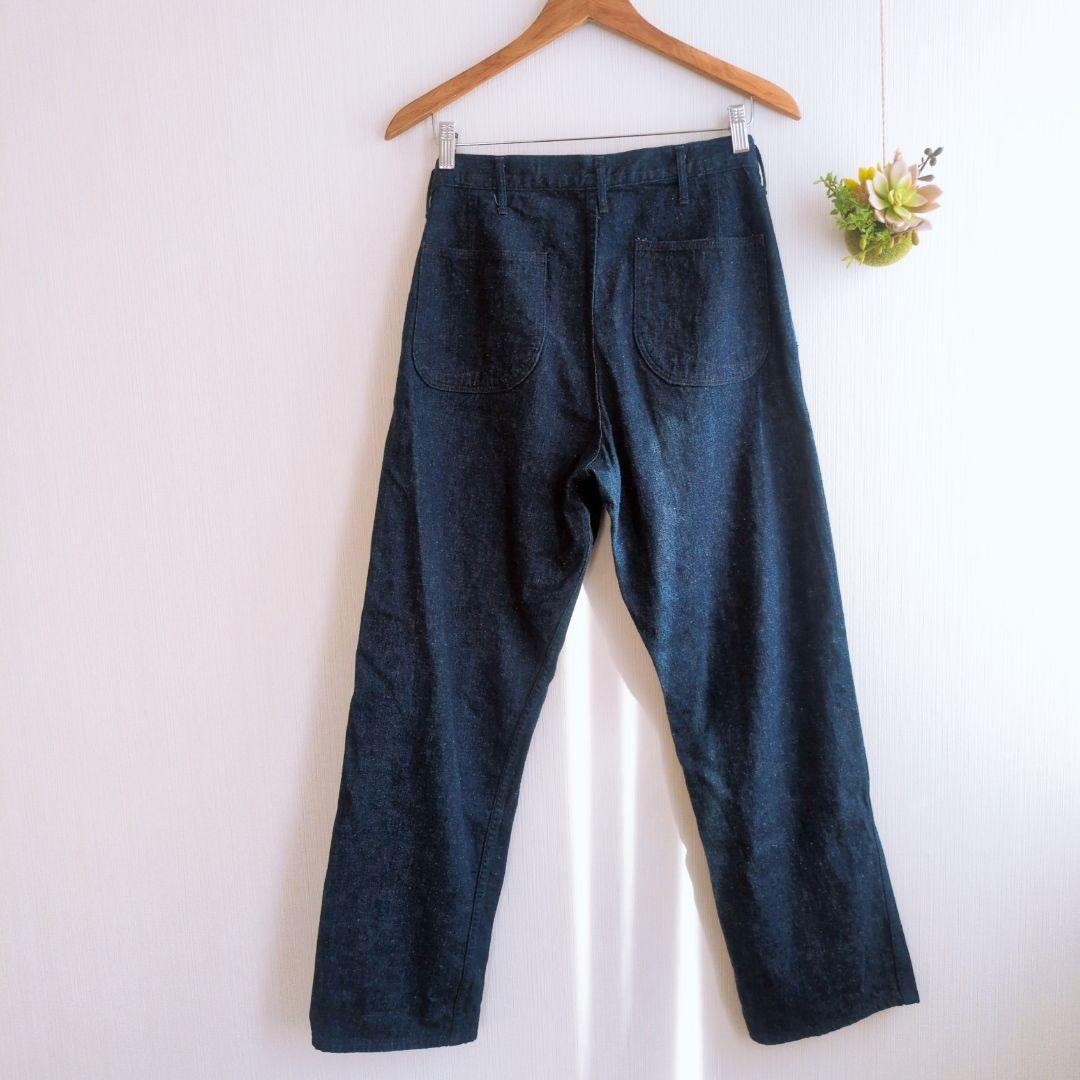 美品 オアスロウ ユーティリティパンツ デニム XS U.S. NAVY 日本製 美品 オアスロウ ユーティリティパンツ デニム XS U.S. NAVY 日本製