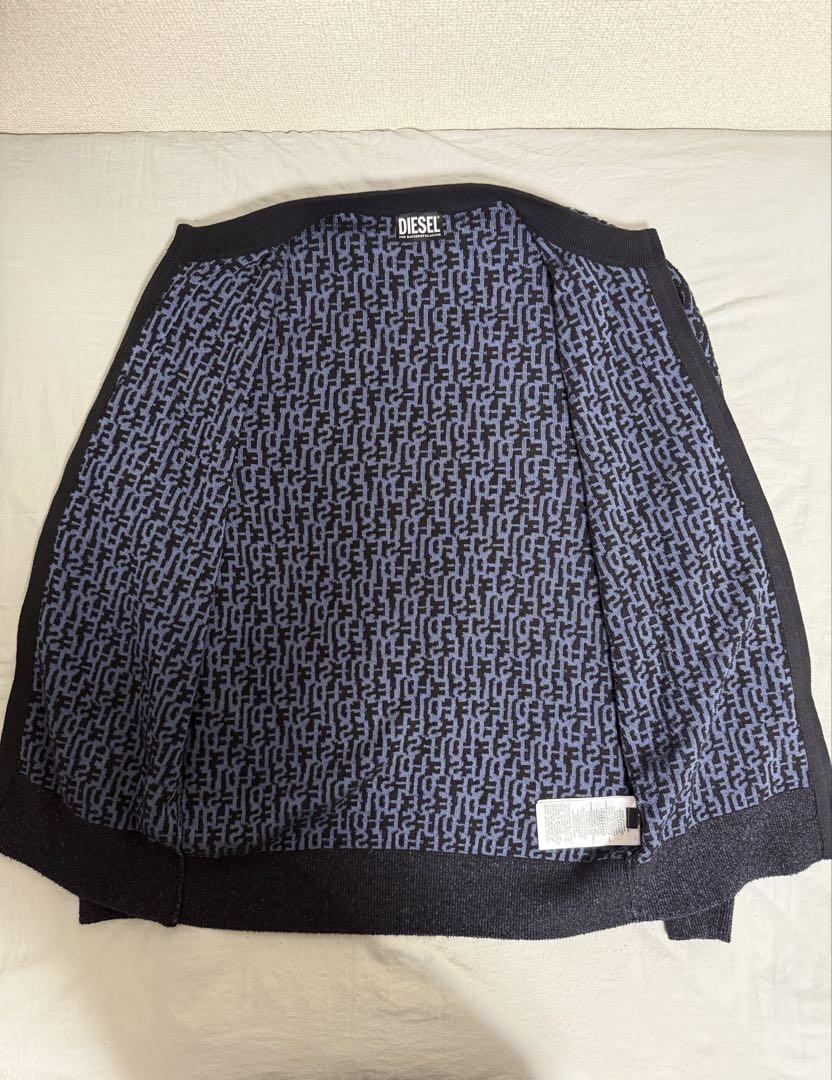 DIESEL ディーゼル　 k-obe-ZIP ジャガードジップニット　S