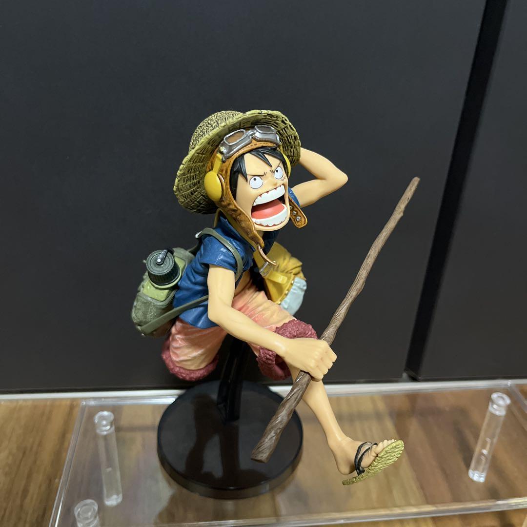 ワンピース造形王頂上決戦ルフィフィギュアとエネルフィギュア
