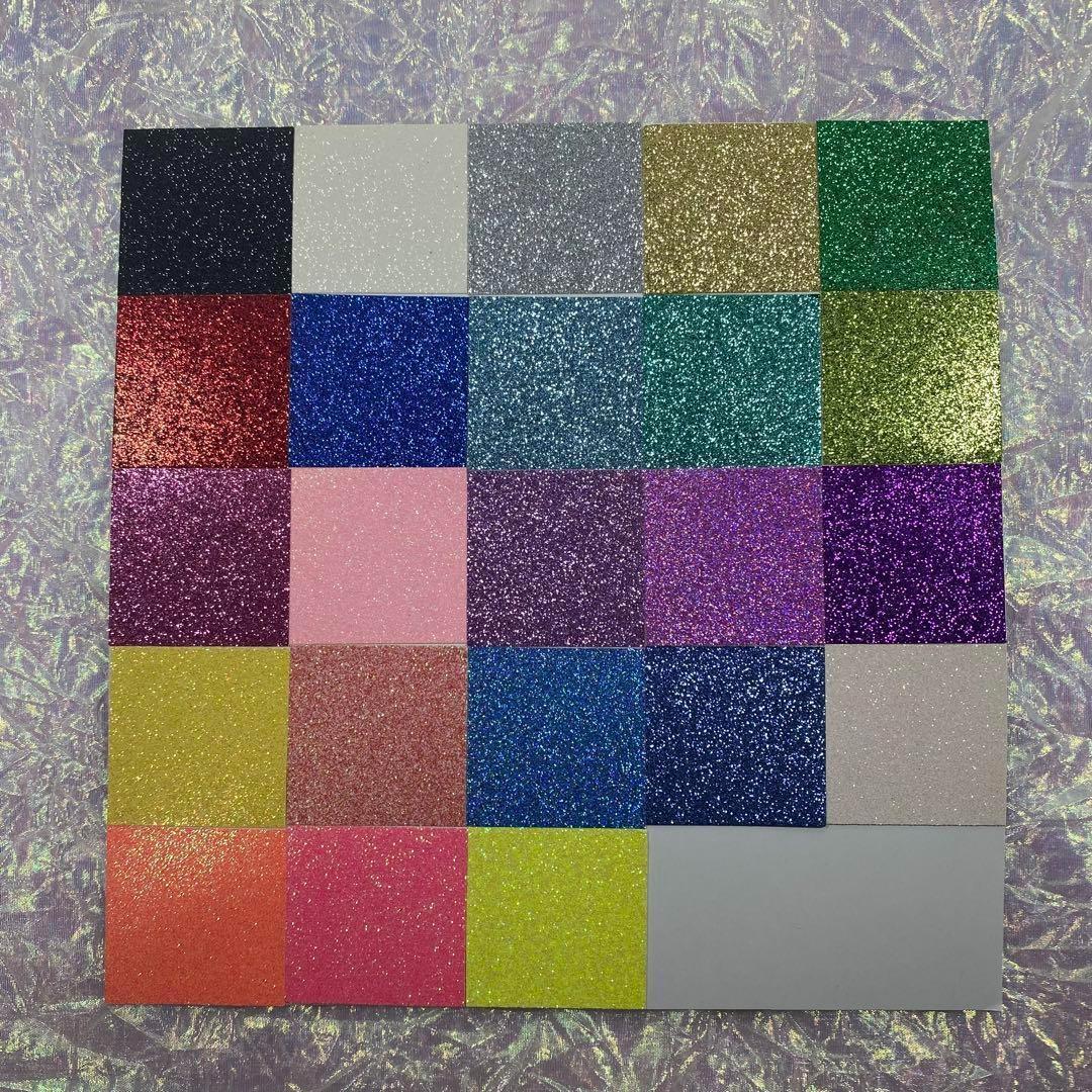 団扇屋さん　団扇素材　艶ありグリッターシート　30×30cm 18 団扇屋さん 団扇素材 グリッターシート裏面厚紙 30×30cm 4