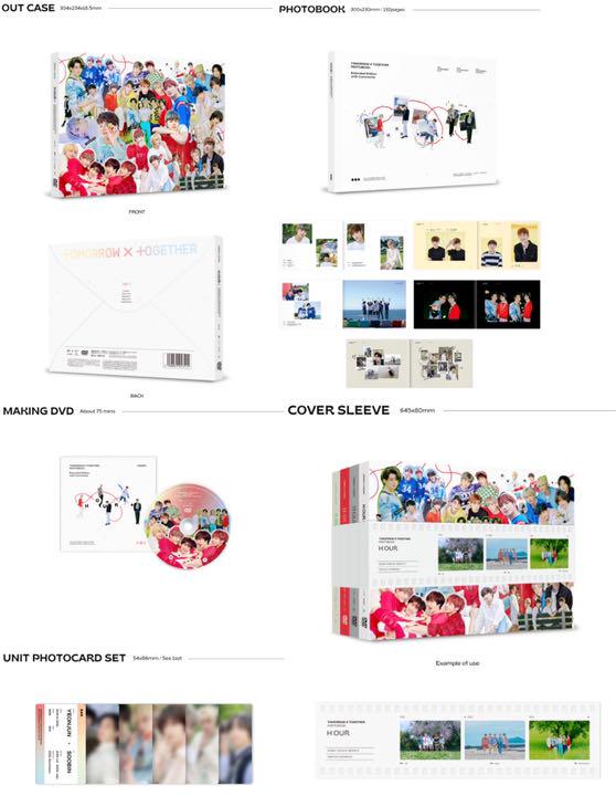 TXT フォトブック H OUR 2セット DVD 日本語字幕入り ヨンジュン TXT フォトブック H OUR 2セット DVD 日本語字幕入り ヨンジュン