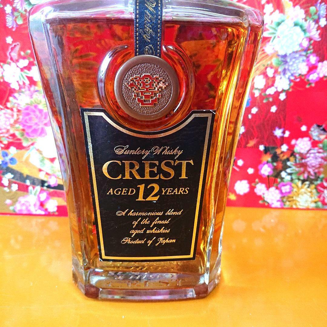 SUNTORY CREST AGED12 サントリークレスト12年　未開栓　古酒