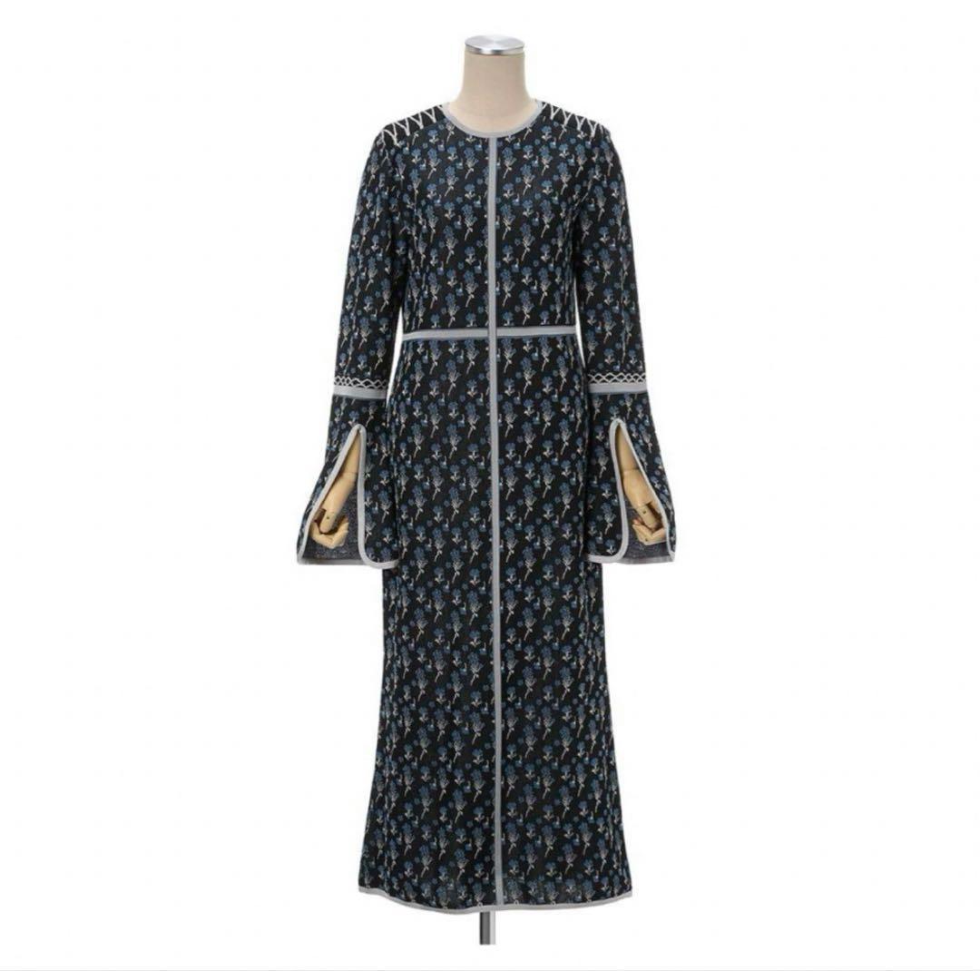 mame pedicel knitted dress size2M・マメ／マメクロゴウチ