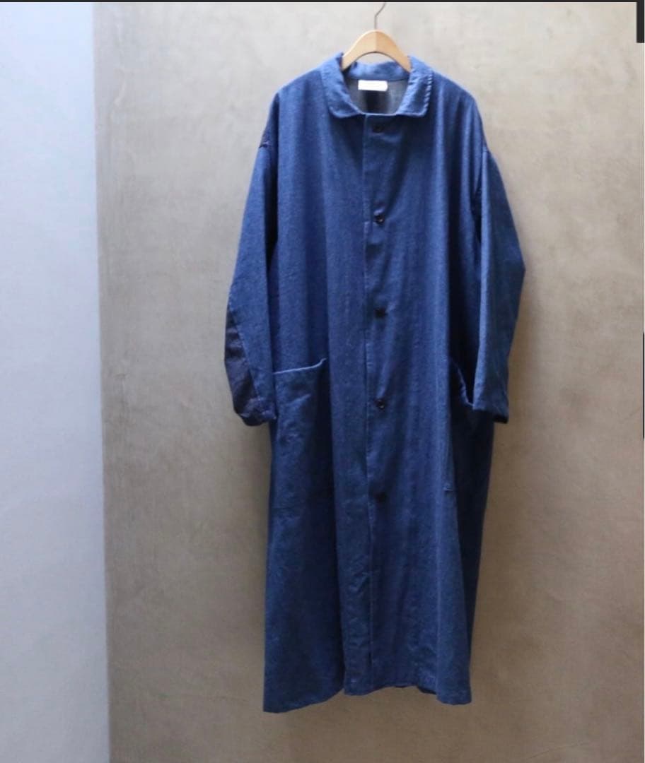 大流行中! ヤーモ インディゴ ロングアウター ユニセックス ロング