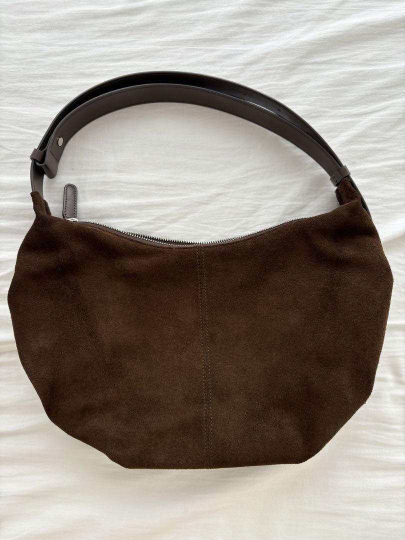 nothing written shoulder leather bag