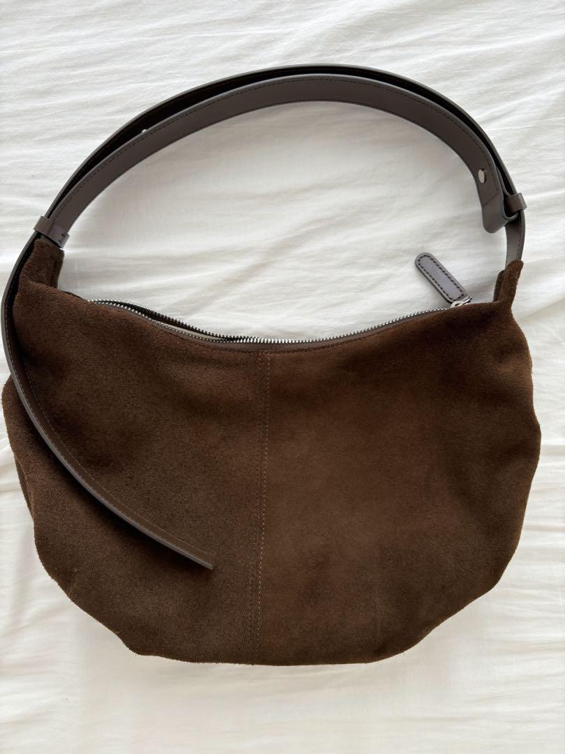 nothing written shoulder leather bag