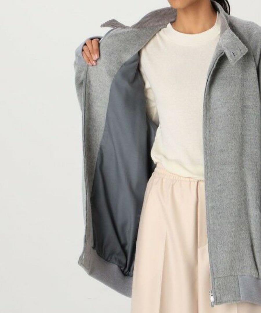 GALERIE VIE キッドモヘヤ シャギー ビッグハリントン ジャケット
