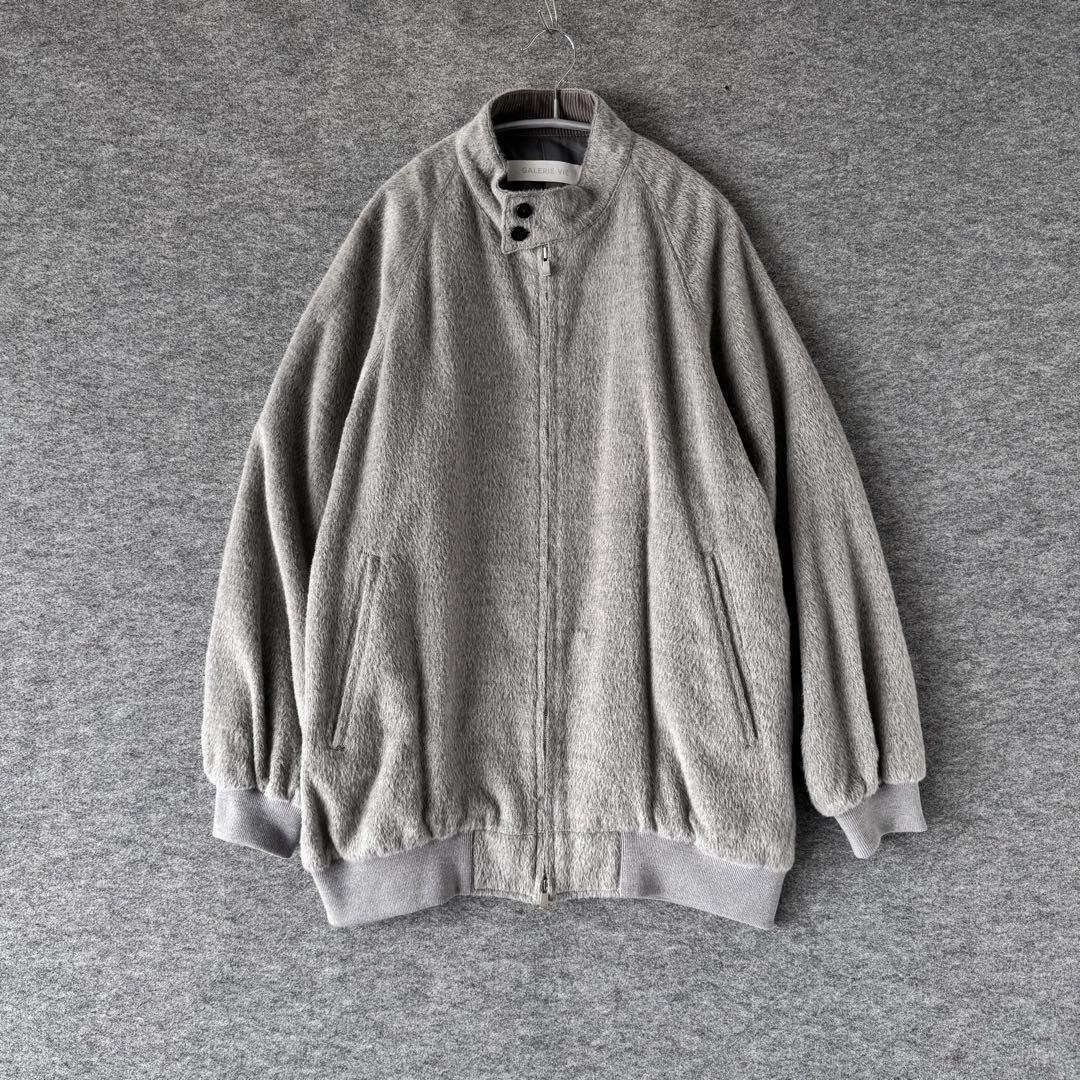 GALERIE VIE キッドモヘヤ シャギー ビッグハリントン ジャケット