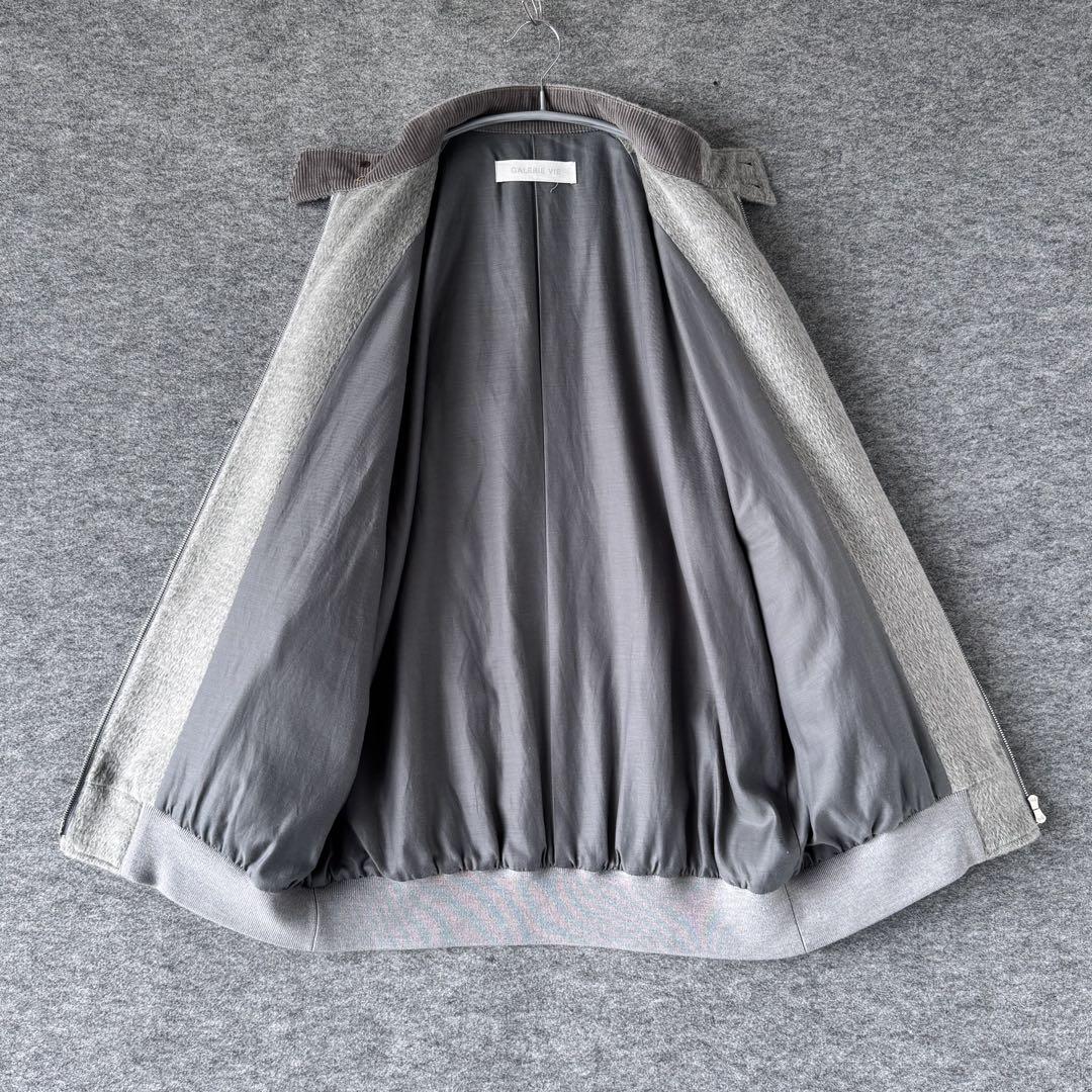 GALERIE VIE キッドモヘヤ シャギー ビッグハリントン ジャケット