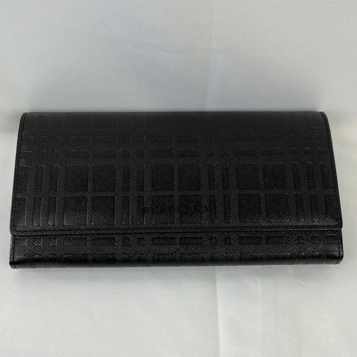 在庫低価 新品 長財布 エンボスチェック 黒 IaU3r-m71195625673 箱付きBurberry バーバリー 財布 大得価100%新品