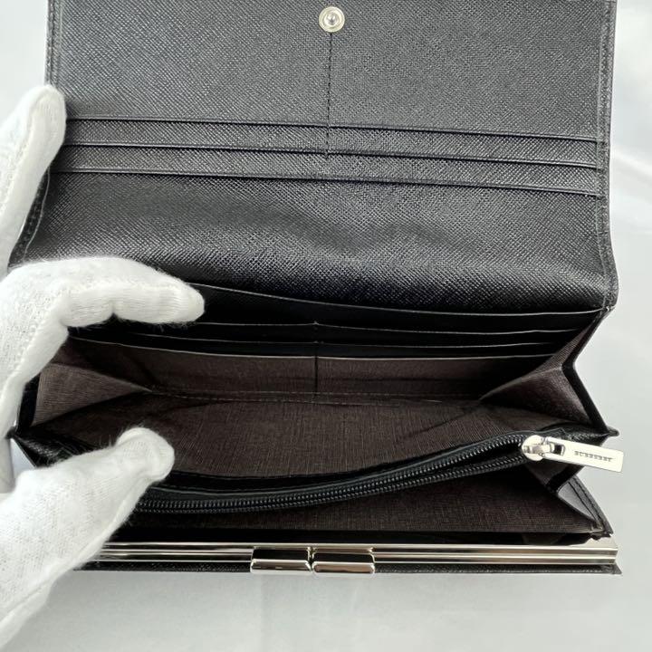 在庫低価 新品 長財布 エンボスチェック 黒 IaU3r-m71195625673 箱付きBurberry バーバリー 財布 大得価100%新品