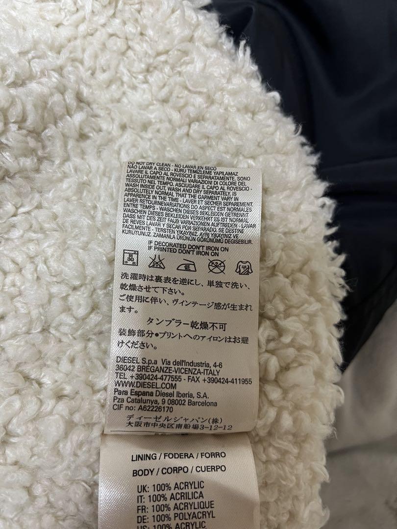 DIESEL モッズコート　ボア　S