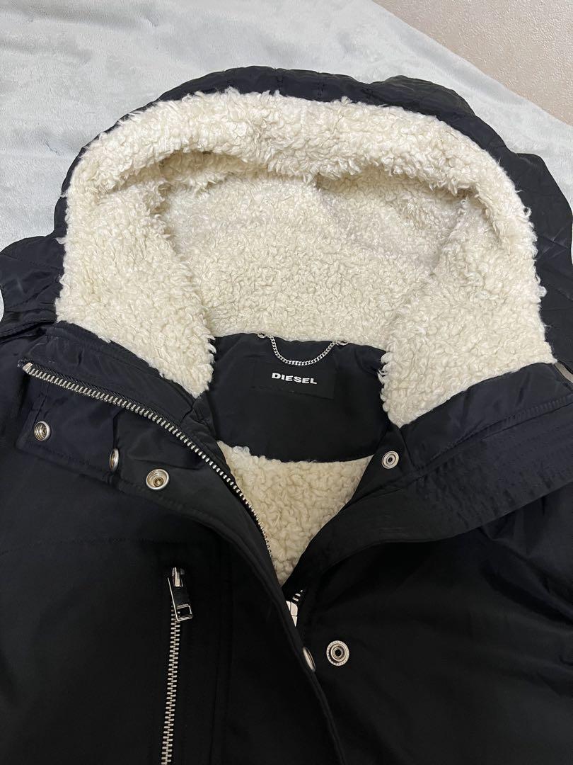 DIESEL モッズコート　ボア　S
