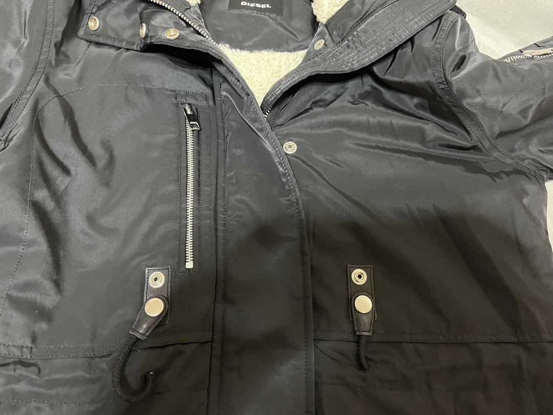 DIESEL モッズコート　ボア　S