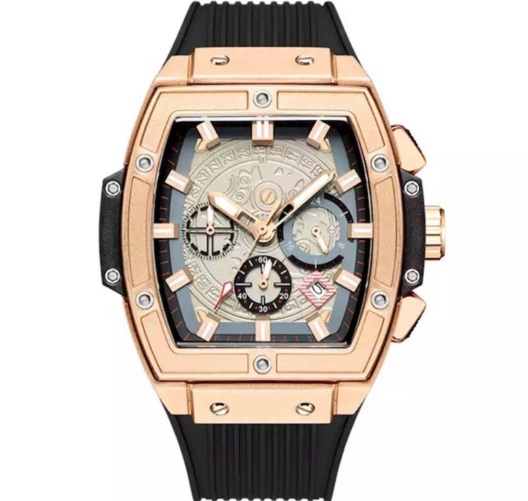 腕時計 時計 watch ウォッチ デジタル ゴールド ブラック