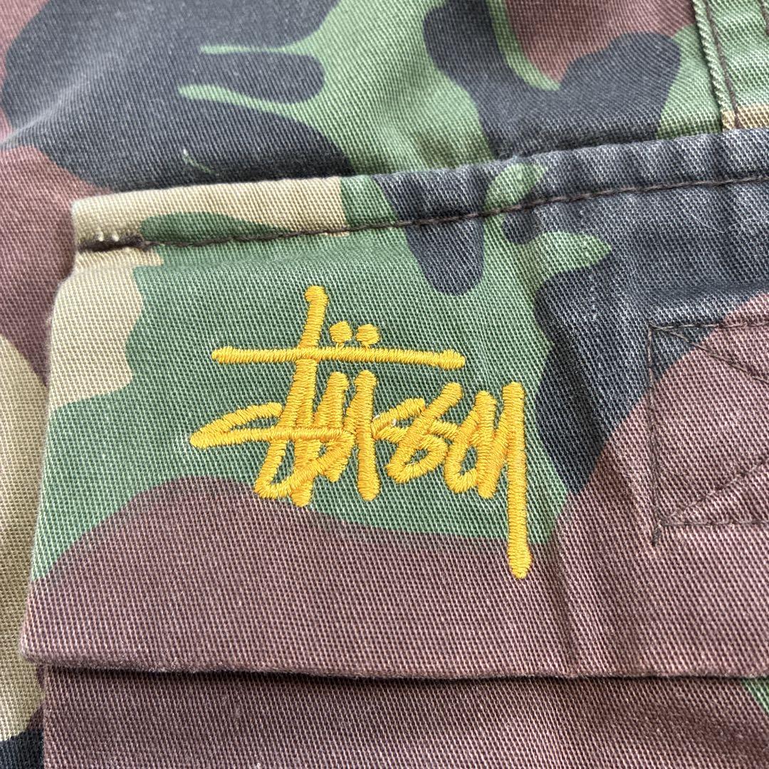 【メーカー直売】の商品をすべて ブランド古着！2000年代 イージー カモフラージュ柄 STUSSY パンツ
