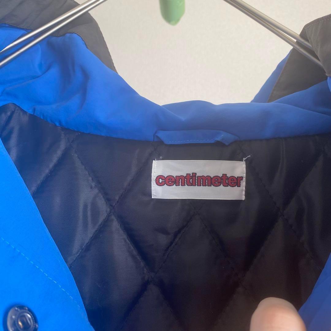 centimeter センチメーター ナイロンジャケット 古着 ブルーアノラック