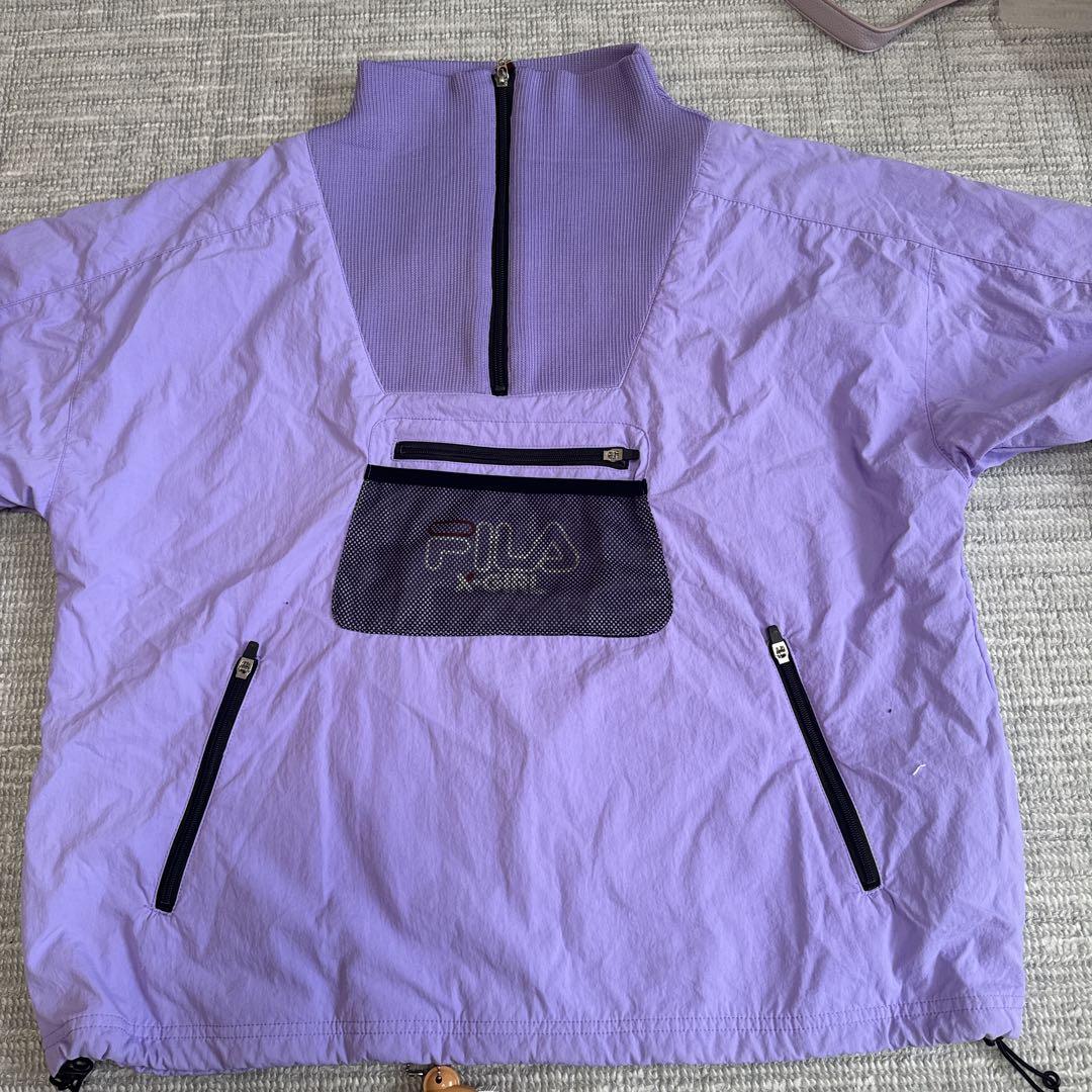 X-girl FILA ハーフジップジャンパー 上下セットアップ