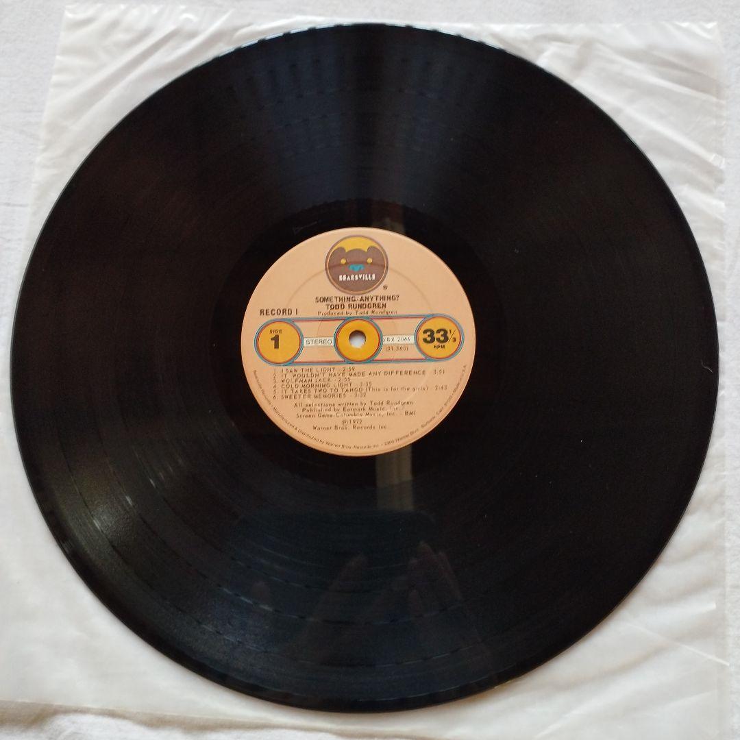 レコード　US盤　サムシングエニシング　トッド・ラングレン　LP　2枚組　送料込