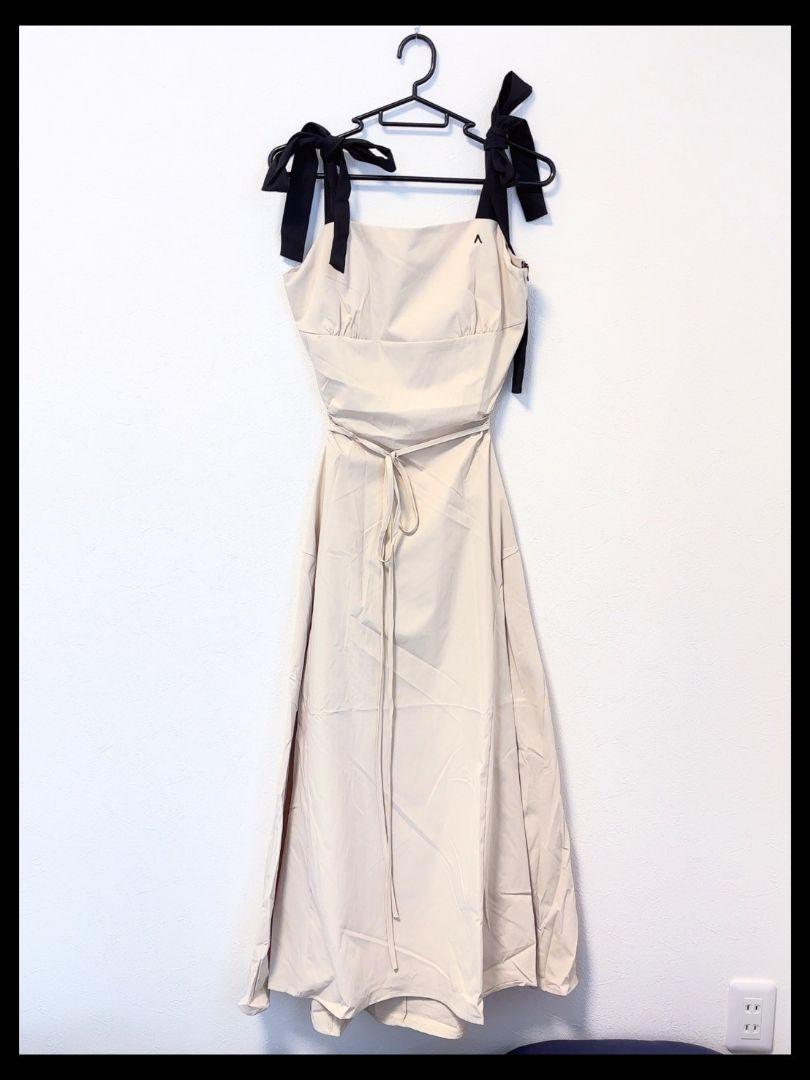 andmary Tilda ribbon dress Mサイズ ベージュ andmary アンドマリー Tilda ribbon dress ベージュ - メルカリ