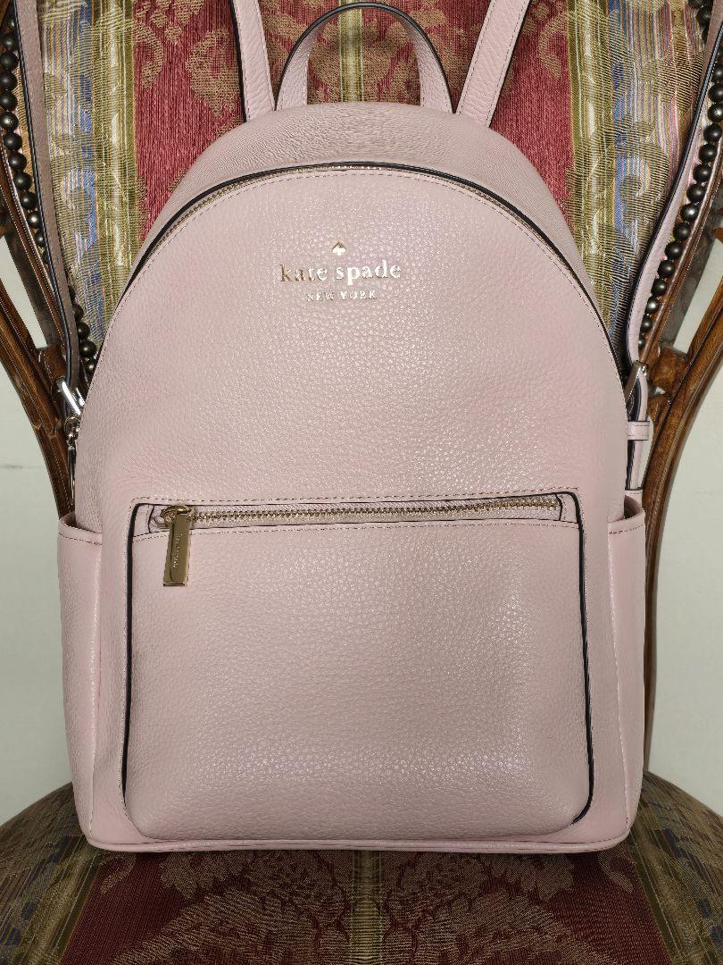 kate spade ピンク レザー リュック