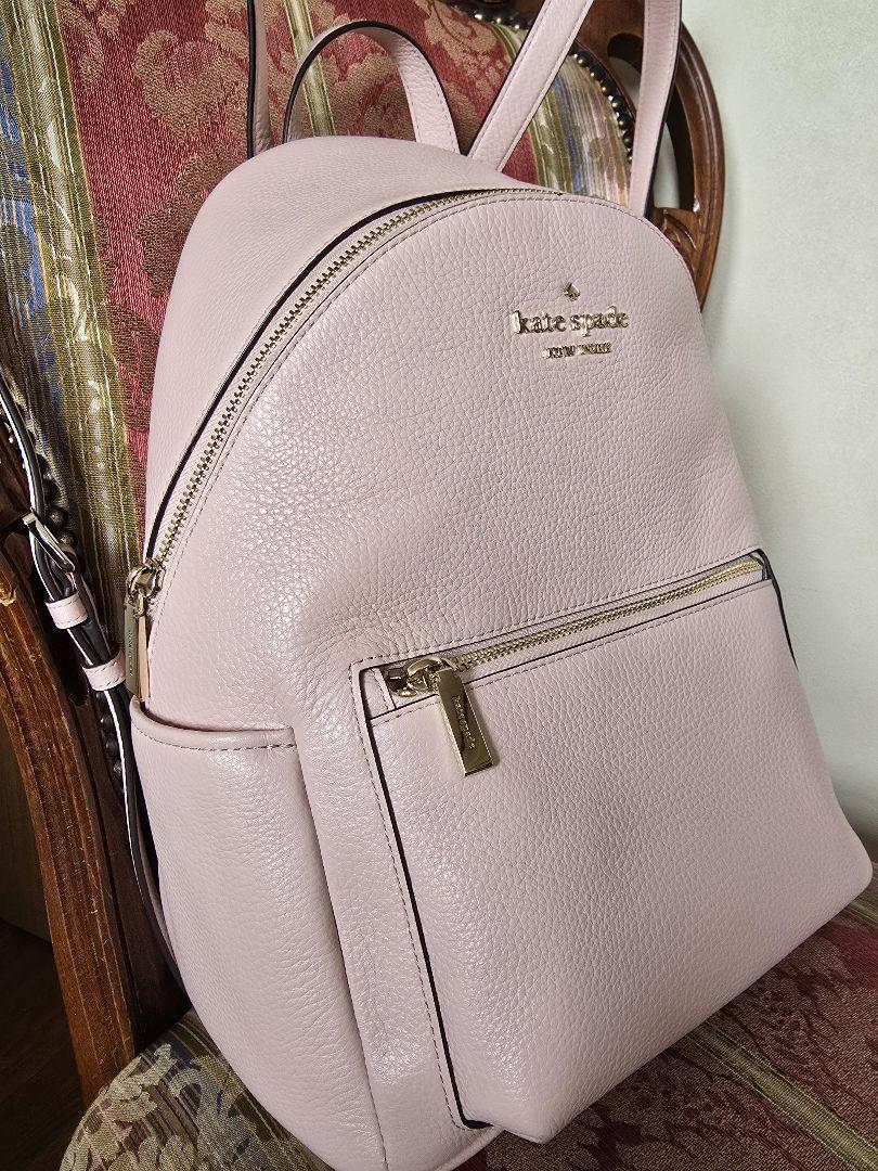 kate spade ピンク レザー リュック