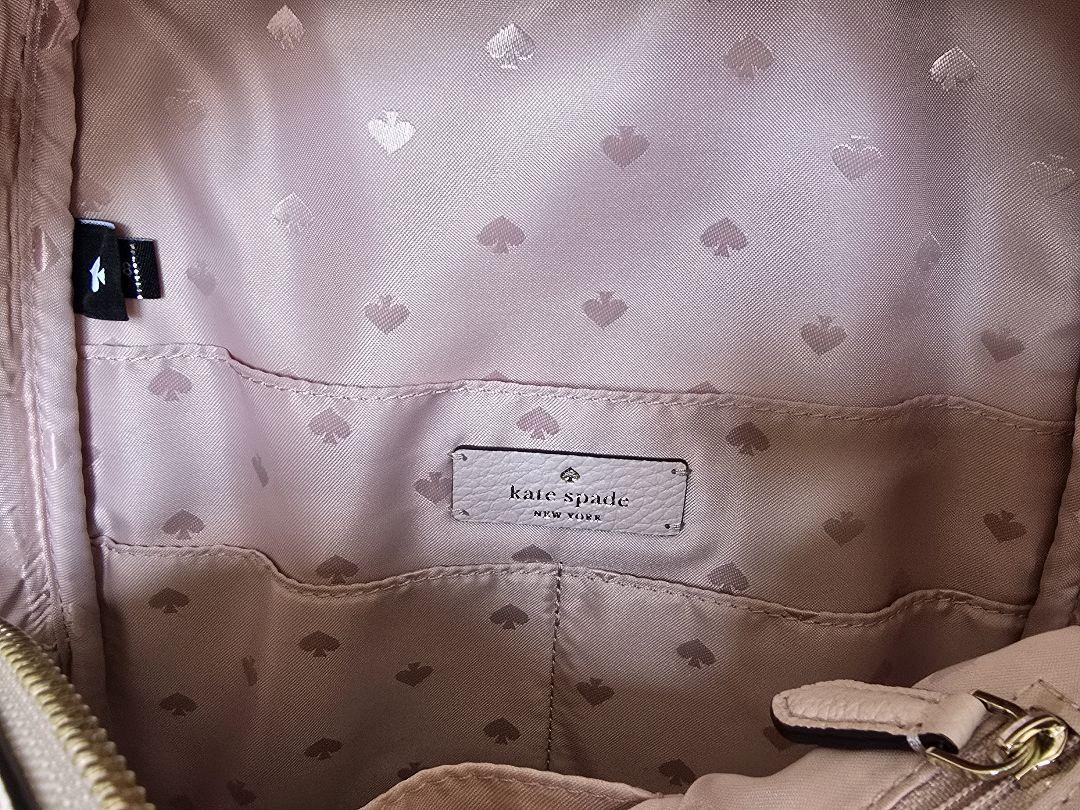 kate spade ピンク レザー リュック