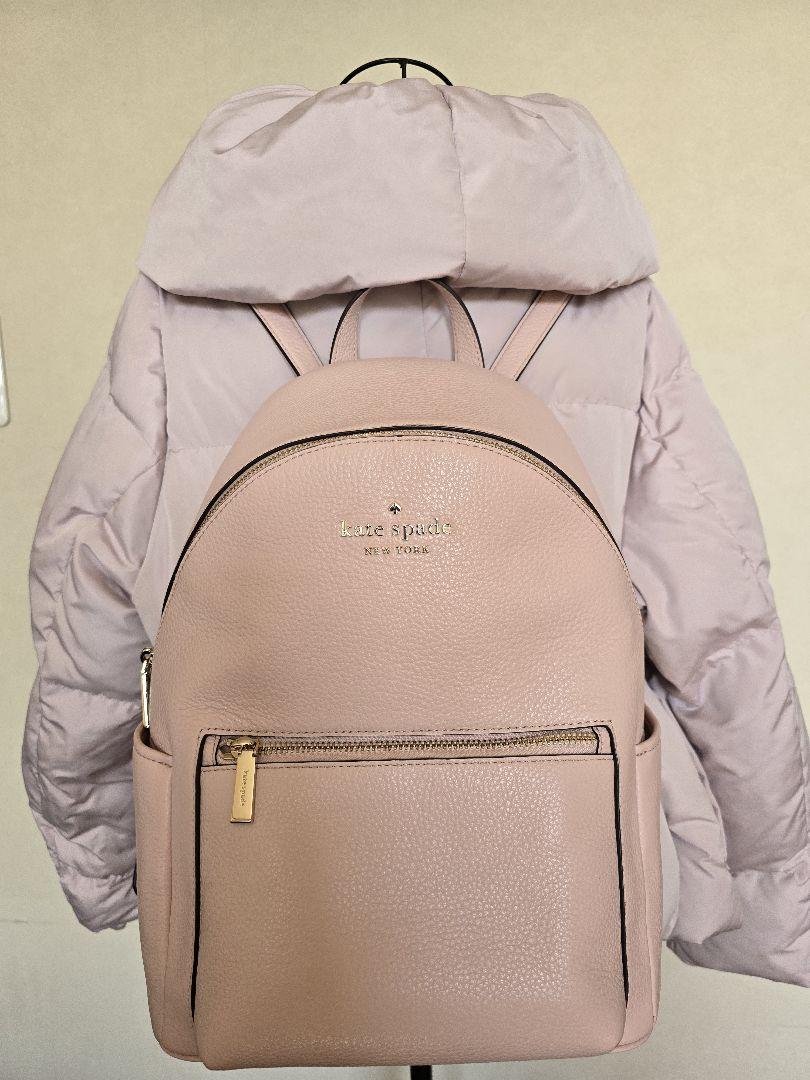 kate spade ピンク レザー リュック