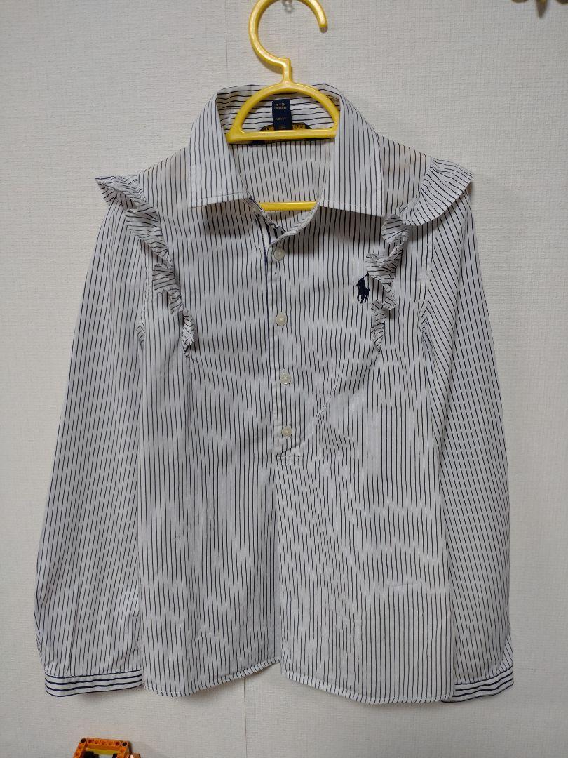 美品】Polo Ralph Lauren 女子長袖フリルブラウス130cm - メルカリ