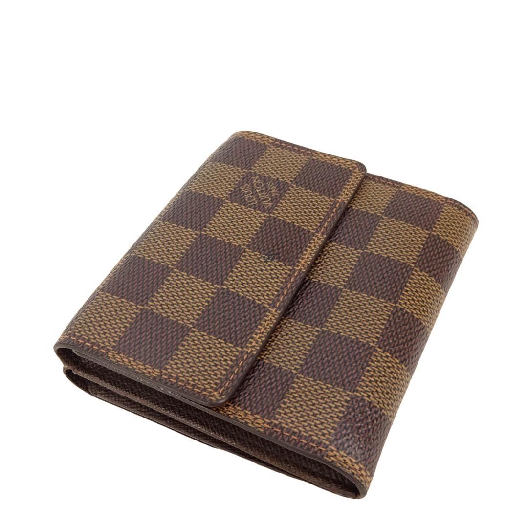 本物良品■ルイヴィトン■ダミエ/ポルトモネ・ビエカルトクレディ■Wホック財布 画像3