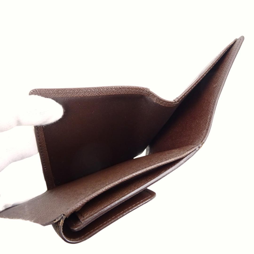 本物良品■ルイヴィトン■ダミエ/ポルトモネ・ビエカルトクレディ■Wホック財布 画像6