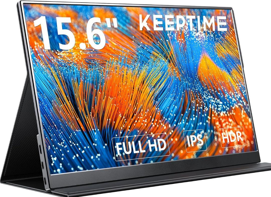 KEEPTIME モバイルモニター 15.6インチ IPS液晶パネル モバモニ