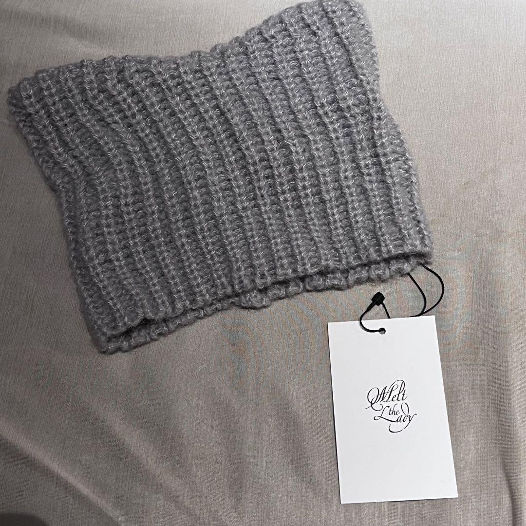 melt the lady logo kitty beanie グレー 新品 - メルカリ