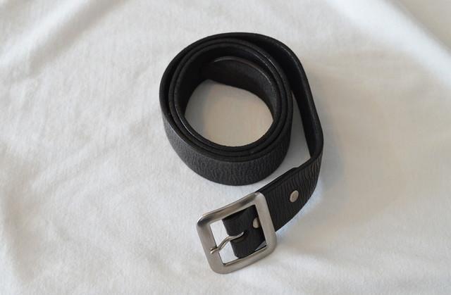 RRL ハンドバーニッシュド レザーベルト