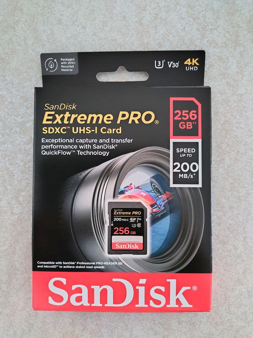 SanDisk Extreme PRO 256GB SDXCカード 5,040円