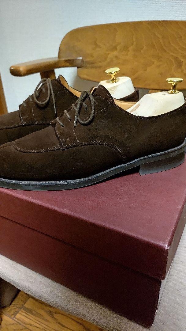 ロイドフットウェア　LloydFootwear Uチップ　スエード　ブラウン