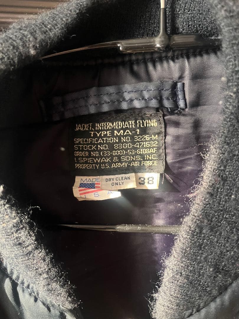MA-1 フライトジャケット J. SPEWAK & SONS INC