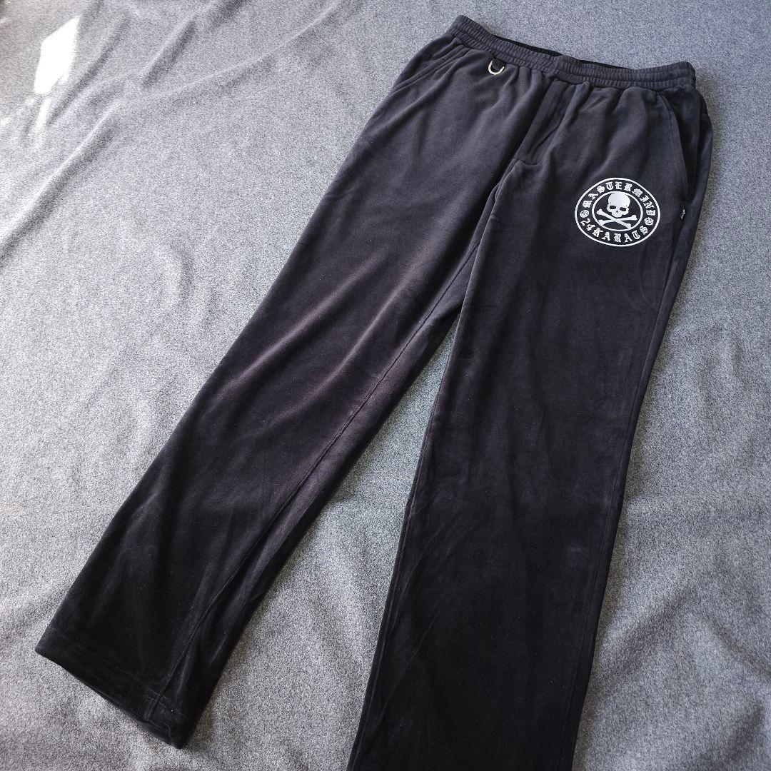 限定【24カラッツ×マスターマインド】 ベロア素材 セットアップジャージM 黒 限定【24カラッツ×マスターマインド】 ベロア素材 セットアップジャージM 黒