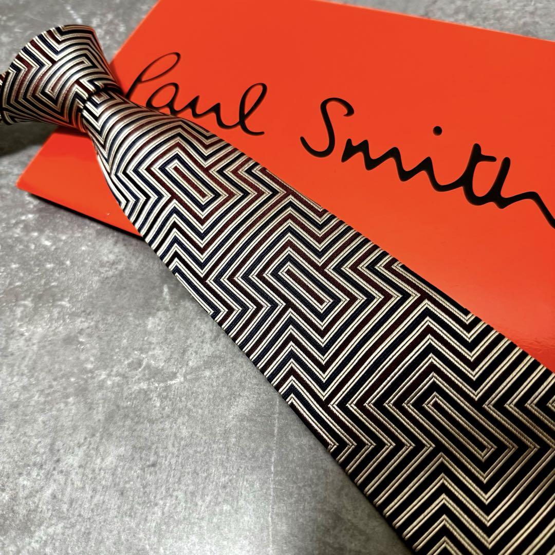 【✨新品未使用✨】Paul Smith ポールスミス ネクタイ 迷路柄 結婚式