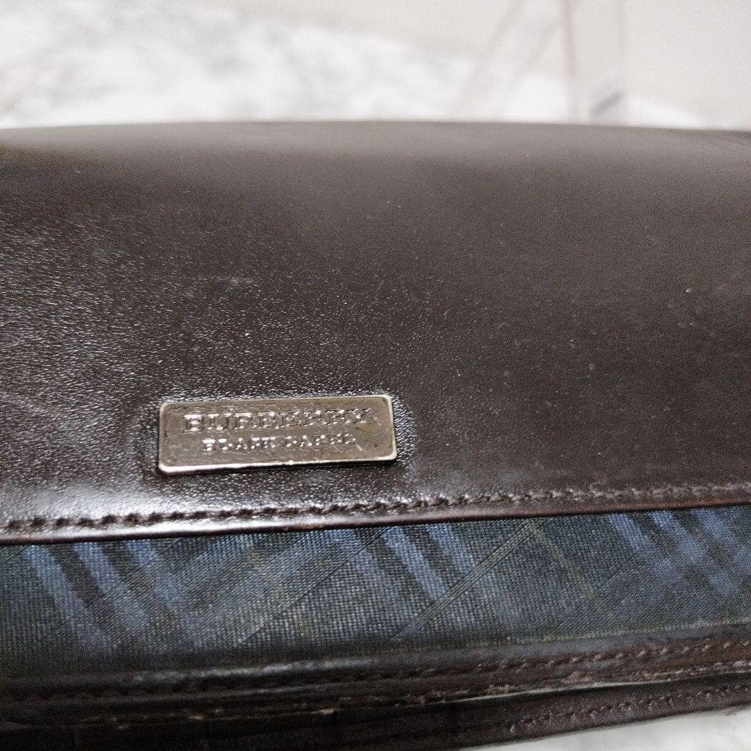 BURBERRY ダークブラウン 長財布 - メルカリ
