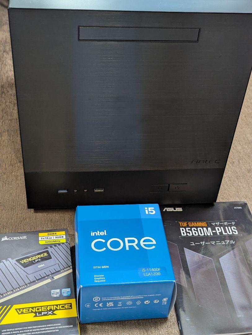 i5 11400F/B560M-PLUS/DDR4 32Gb パーツセット - メルカリ