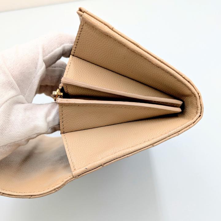 サンローラン＊Saint Laurent＊長財布＊カサンドラ＊レター＊YSL