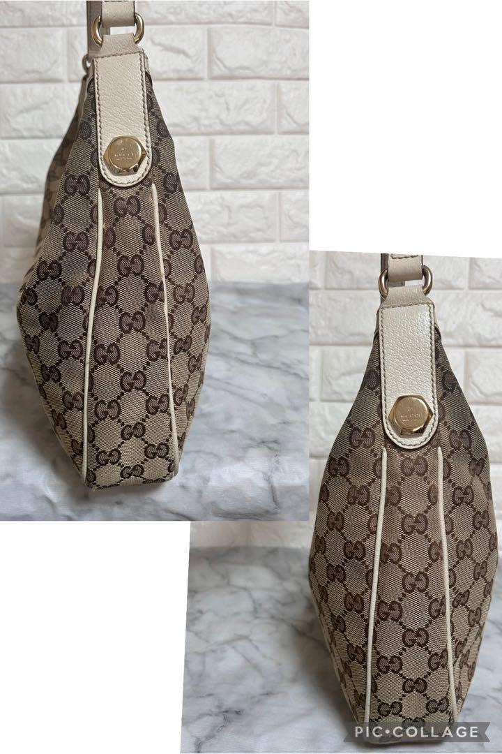 たか　GUCCI GG ワンショルダーバッグ　キャンパス　ベージュ