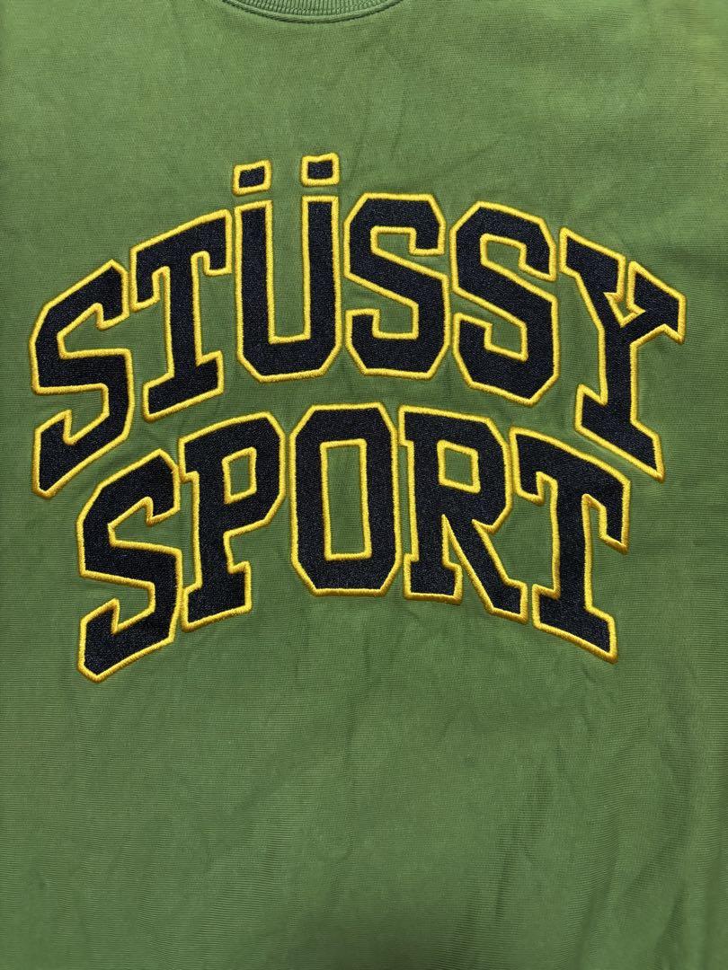 STÜSSY SPORT オリーブグリーン トレーナー M